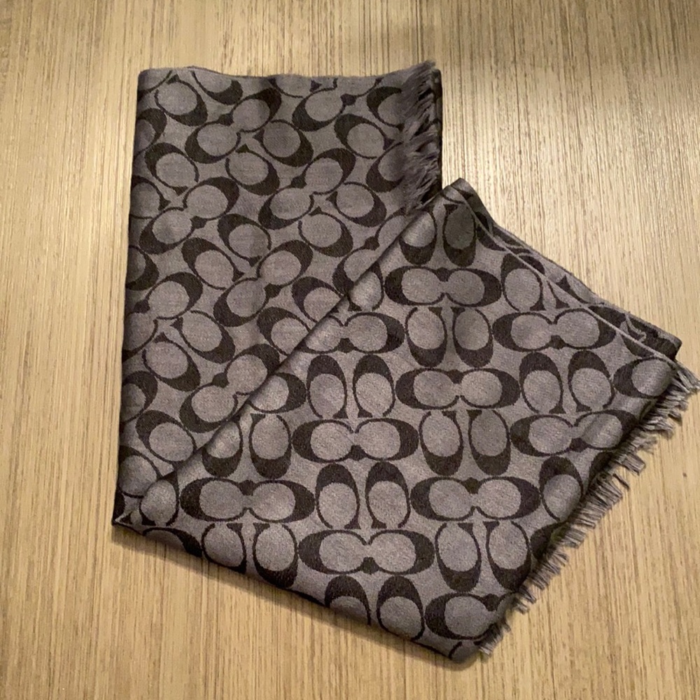 NWT Coach wool blend scarf